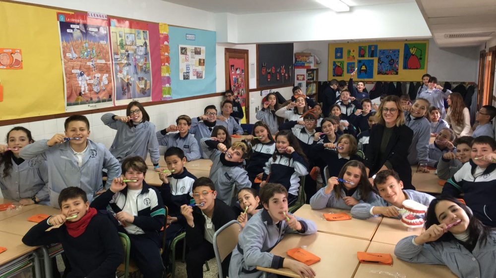 Dental health, visit to the schools of Inca and Sant Joan